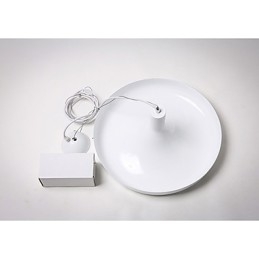Puur witte moderne, eigentijdse decoratieve design hanglampfamilie