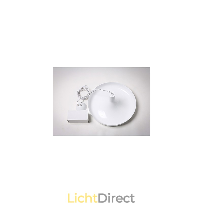 Puur witte moderne, eigentijdse decoratieve design hanglampfamilie