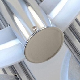 Kroonluchter Modern Zilver 3 Lampen