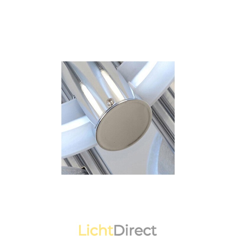 Kroonluchter Modern Zilver 3 Lampen