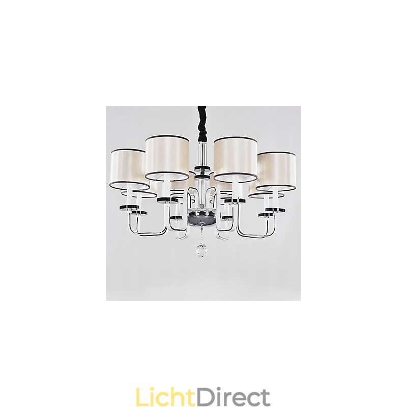 Moderne eigentijdse kristallen chromen metalen kroonluchter