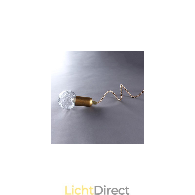 Moderne, eigentijdse vintage mini-stijl gouden metalen hanglamp