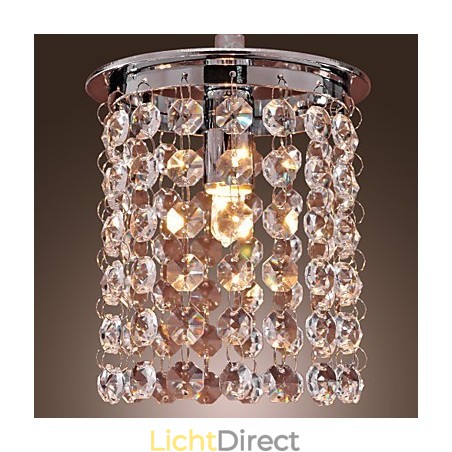Moderne eigentijdse kristallen mini-stijl gegalvaniseerde hanglamp Moderne eigentijdse kristallen mini-stijl gegalvaniseerde hanglamp