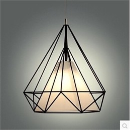 Amerikaanse Retro Eenvoudige Enkele Kop Diamanten Hanger