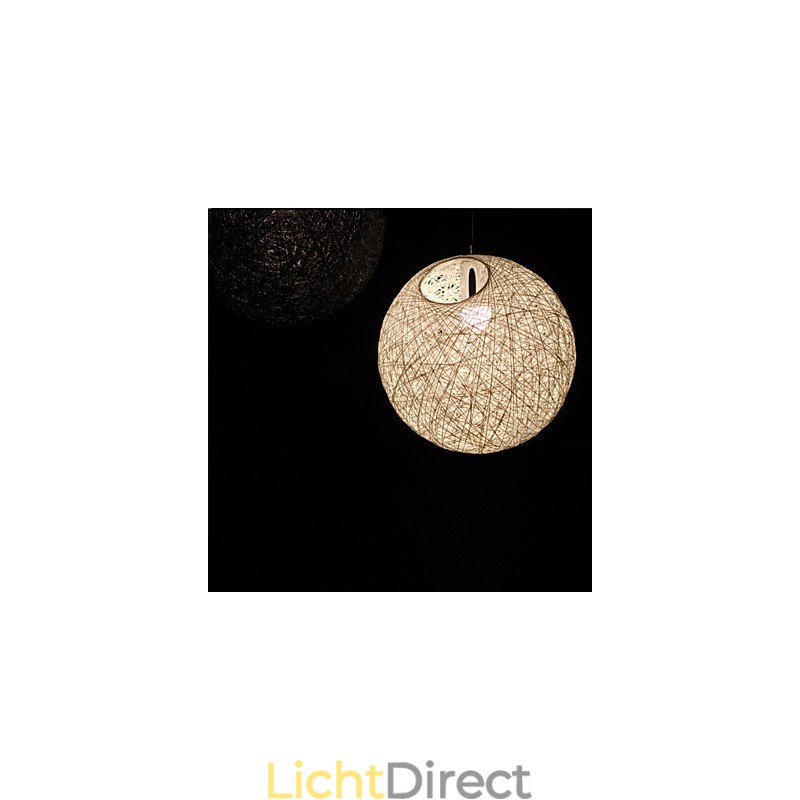 Hedendaagse en gecontracteerde bolvormige Cany Art Lamp Hennepbal Hanglamp Licht