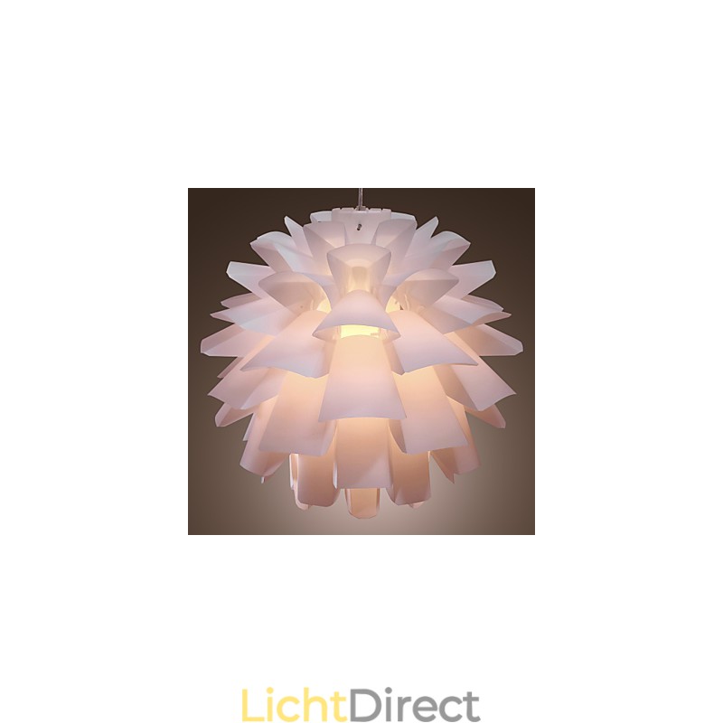 Moderne, eigentijdse retro schilderij hanglamp met wereldbol