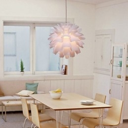 Moderne, eigentijdse retro schilderij hanglamp met wereldbol