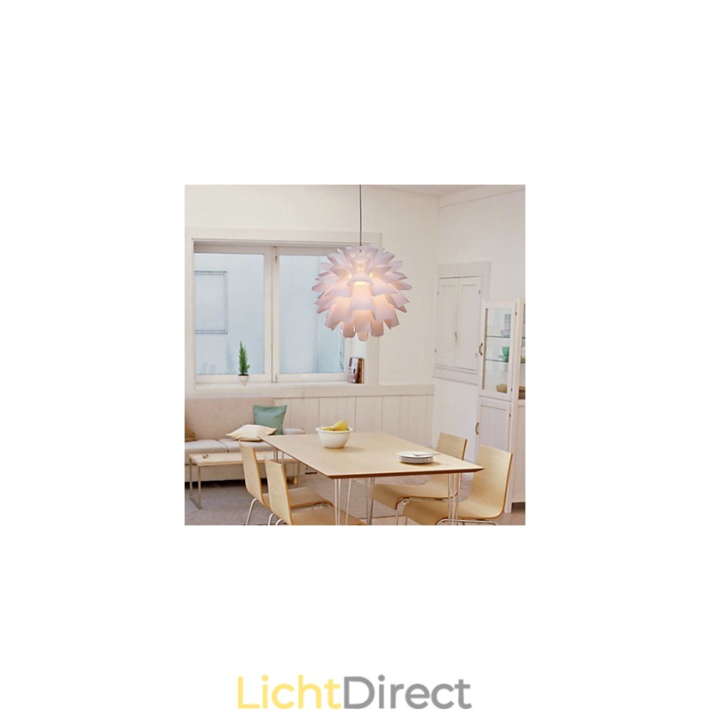 Moderne, eigentijdse retro schilderij hanglamp met wereldbol