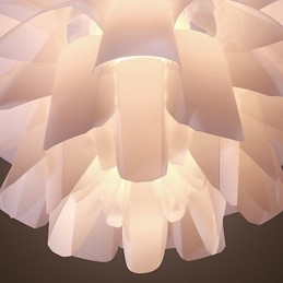 Moderne, eigentijdse retro schilderij hanglamp met wereldbol