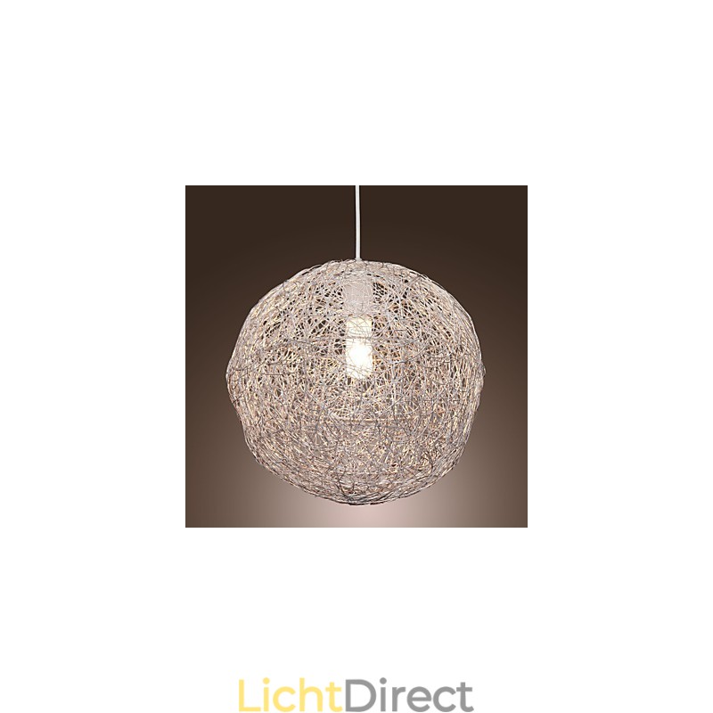 Moderne, eigentijdse Globe Mini-stijl Chromen hanglamp