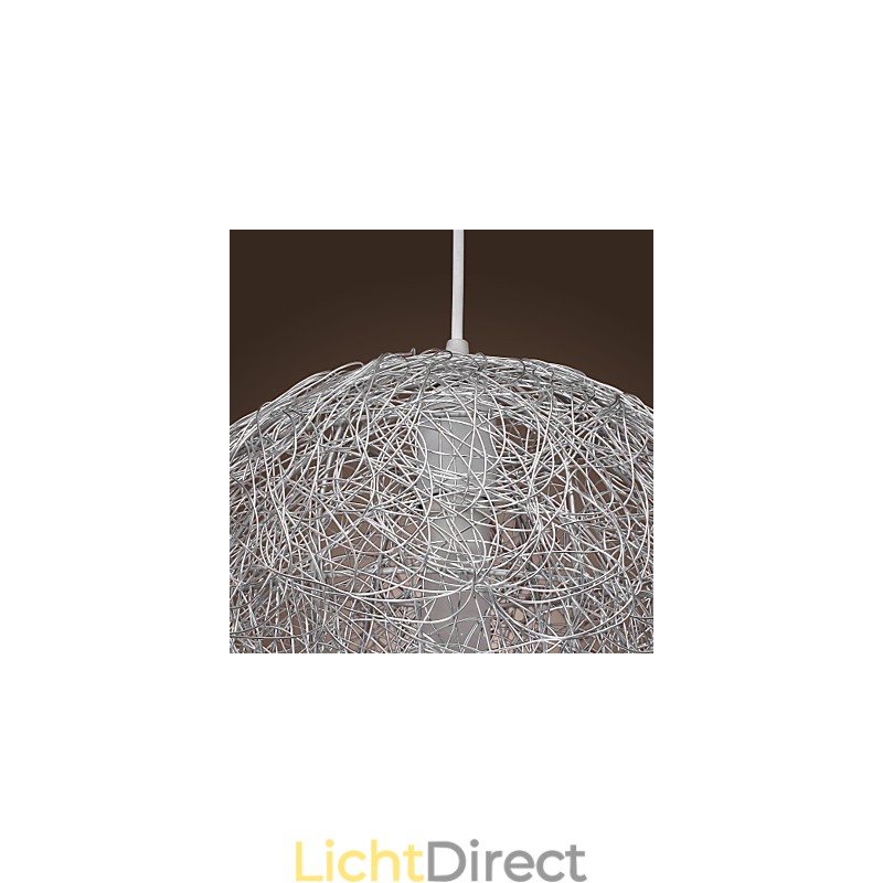 Moderne, eigentijdse Globe Mini-stijl Chromen hanglamp