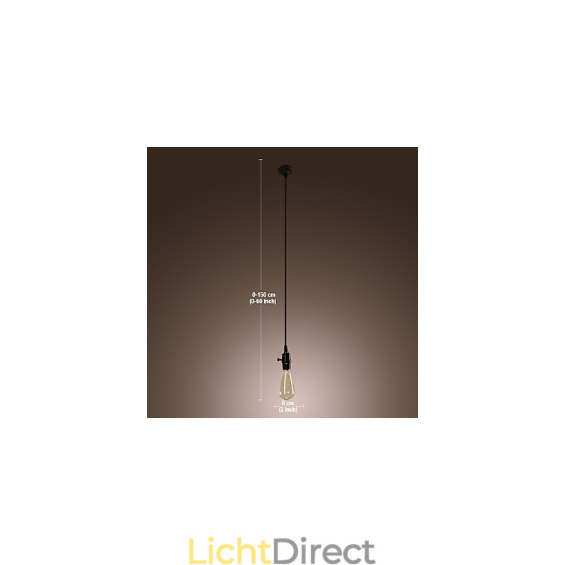 Traditionele klassieke vintage mini-stijl hanglamp