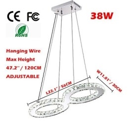 Kristallen plafond hanglamp kroonluchter verlichtingsarmaturen