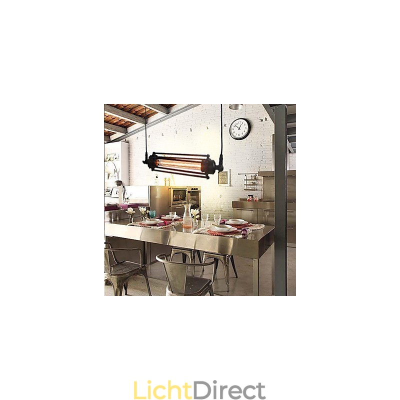 Loft Retro Kroonluchter Hanglamp Klassieke Vintage Lamp Landelijk Metalen Licht