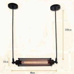Loft Retro Kroonluchter Hanglamp Klassieke Vintage Lamp Landelijk Metalen Licht