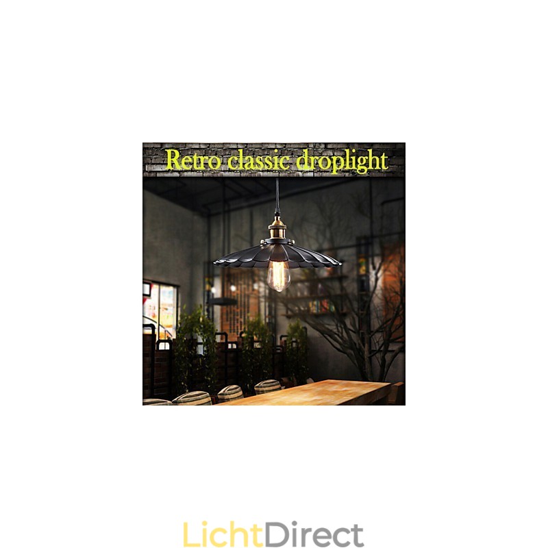 Retro klassieke Europese stijl hanglamp metalen kunst hanglamp