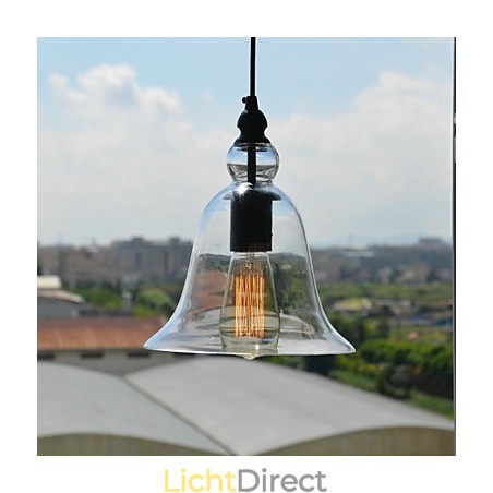 Traditionele klassieke vintage kom mini-stijl hanglamp