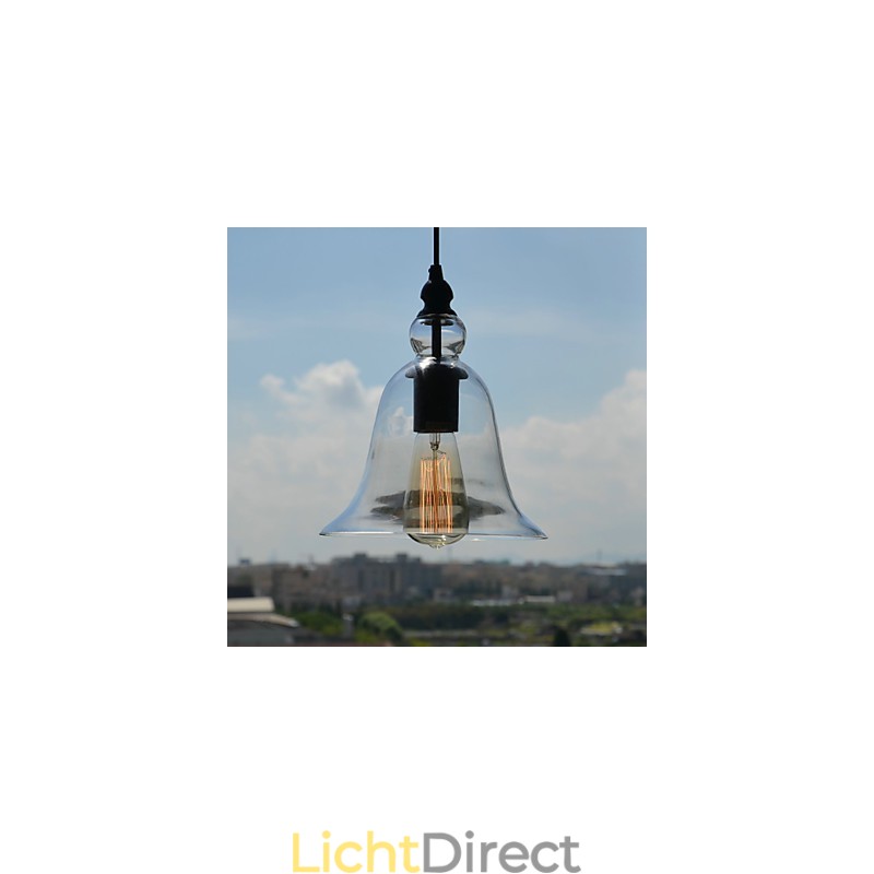 Traditionele klassieke vintage kom mini-stijl hanglamp