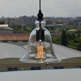 Traditionele klassieke vintage kom mini-stijl hanglamp