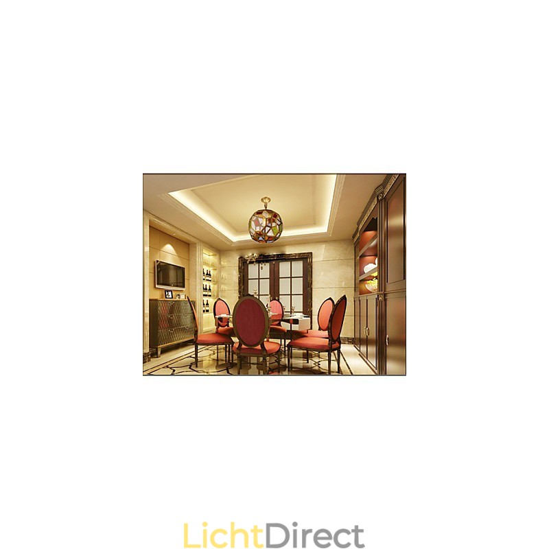 Porch Lamp LightsBalkonlamp Exotische Kleine Koperen Kroonluchter
