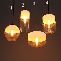 De Nordic Creative Stair Shop'S Art smeedijzeren glazen kroonluchterlamp