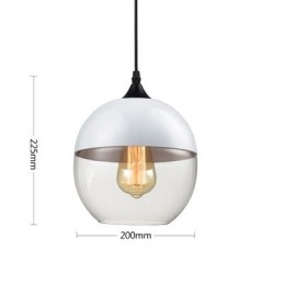 De Nordic Creative Stair Shop'S Art smeedijzeren glazen kroonluchterlamp