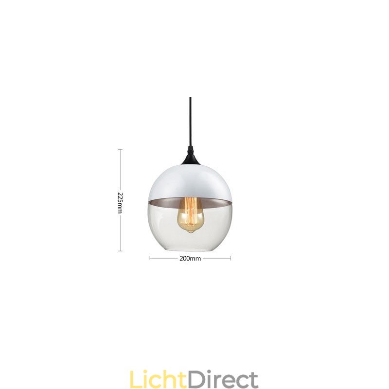 De Nordic Creative Stair Shop'S Art smeedijzeren glazen kroonluchterlamp