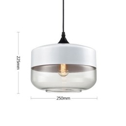 De Nordic Creative Stair Shop'S Art smeedijzeren glazen kroonluchterlamp