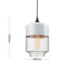 De Nordic Creative Stair Shop'S Art smeedijzeren glazen kroonluchterlamp
