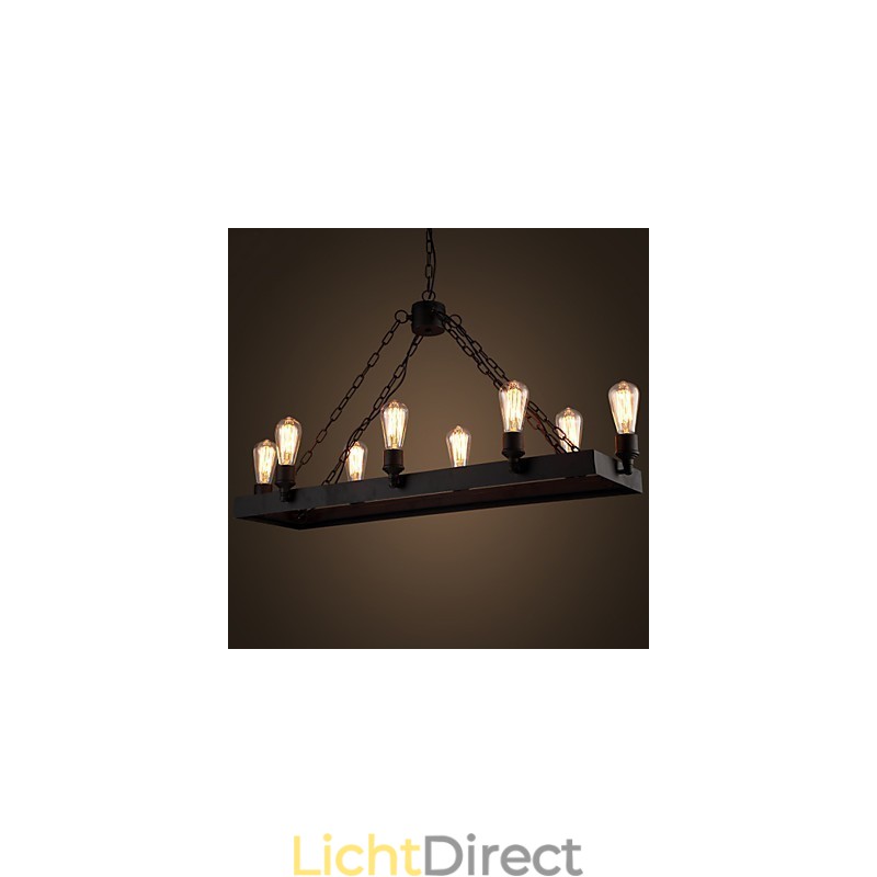 Moderne Retro Loft Kroonluchter Amerikaanse Landelijke Kroonluchter Creatieve Industriële Café Lamp Verlichting