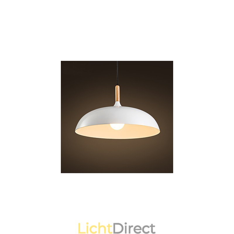 Retro Hanglamp Schilderij Hout+Metaal Café hanglampen