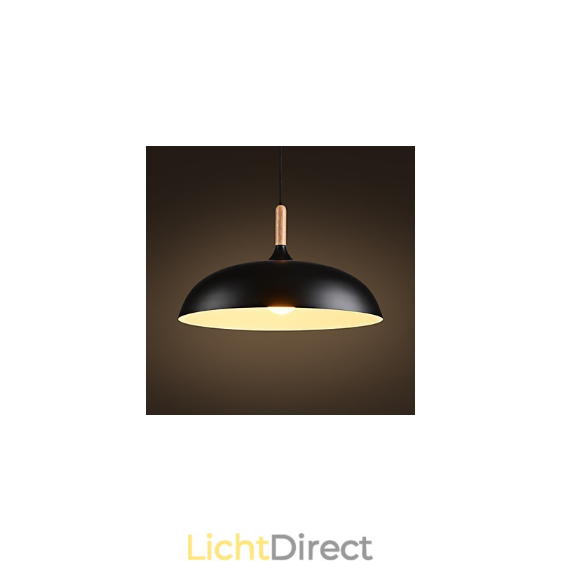 Retro Hanglamp Schilderij Hout+Metaal Café hanglampen