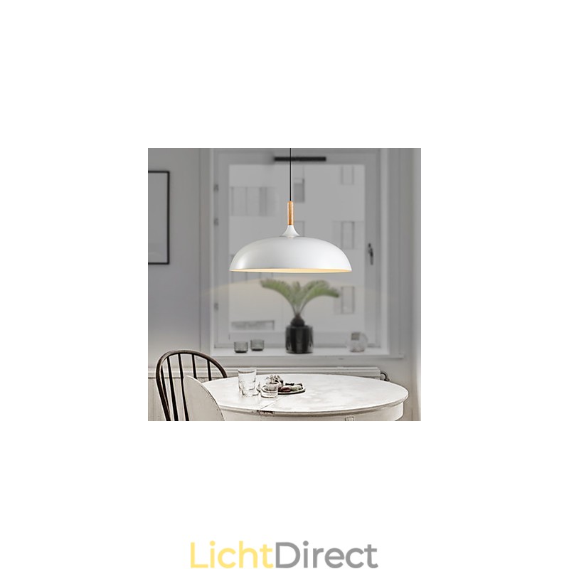 Retro Hanglamp Schilderij Hout+Metaal Café hanglampen