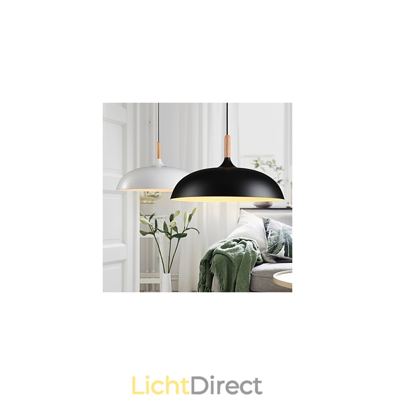Retro Hanglamp Schilderij Hout+Metaal Café hanglampen