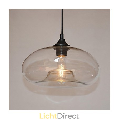 Moderne karakteristieke hanglamp met 1 licht en transparante kap Moderne karakteristieke hanglamp met 1 licht en transparante kap