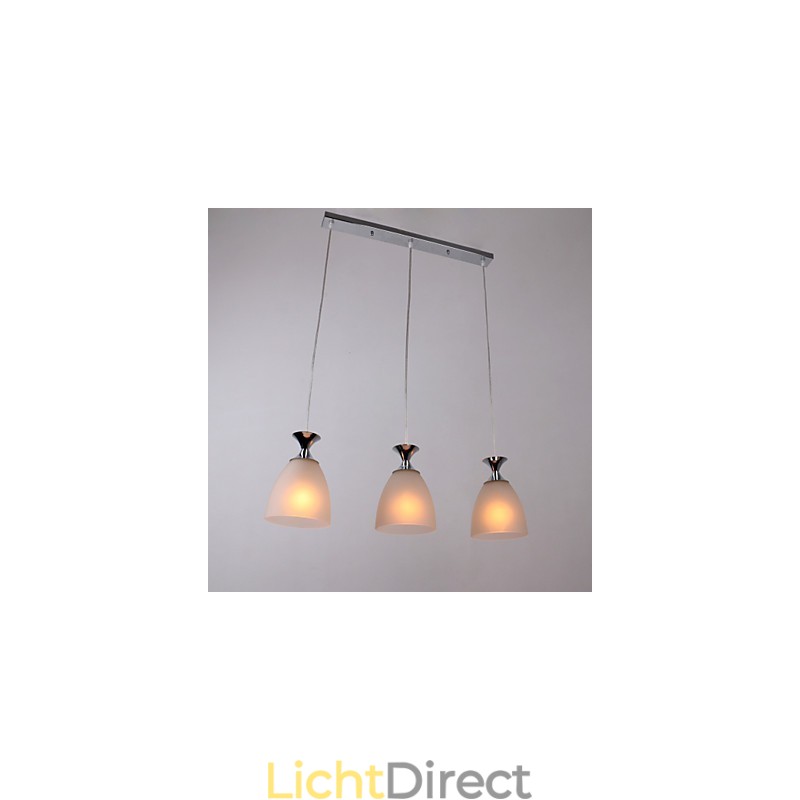 Moderne, eigentijdse eiland mini-stijl chromen hanglamp