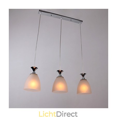 Moderne, eigentijdse eiland mini-stijl chromen hanglamp