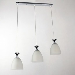 Moderne, eigentijdse eiland mini-stijl chromen hanglamp