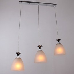 Moderne, eigentijdse eiland mini-stijl chromen hanglamp