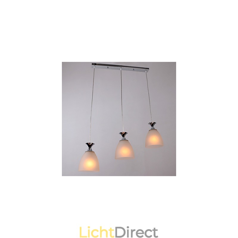 Moderne, eigentijdse eiland mini-stijl chromen hanglamp