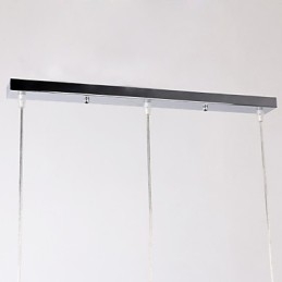 Moderne, eigentijdse eiland mini-stijl chromen hanglamp