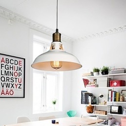 Amerikaanse Country Style Originaliteit Enkele Kop Smeedijzeren Holle Uit Hanglamp