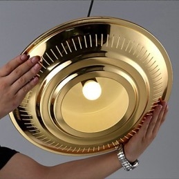 Landelijke gegalvaniseerde metalen hanglamp garage