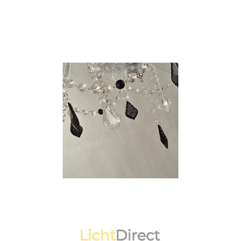 Elegante kristallen kroonluchter met 8 lampen