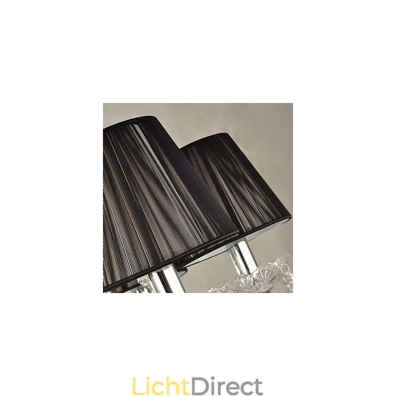 Elegante kristallen kroonluchter met 8 lampen