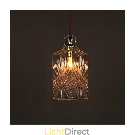 Romantische fles creatieve gesneden kunst glazen kroonluchter licht hanglamp Romantische fles creatieve gesneden kunst glazen kroonluchter licht hanglamp