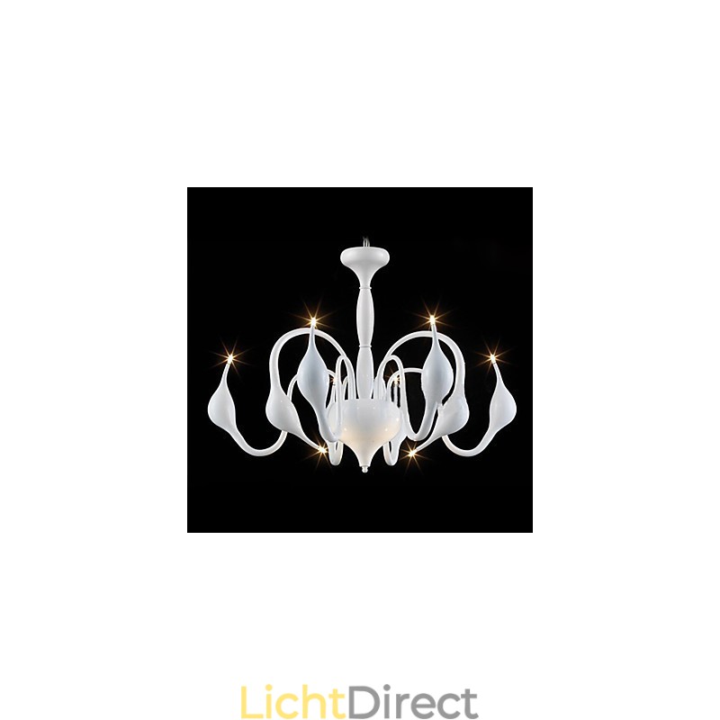 Moderne eigentijdse gegalvaniseerde metalen kroonluchter