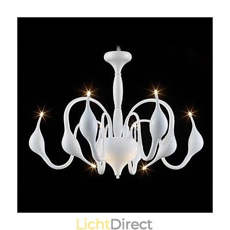 Moderne eigentijdse gegalvaniseerde metalen kroonluchter