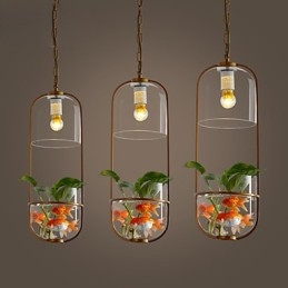 Moderne, eigentijdse decoratieve design hanglamp (exclusief planten)