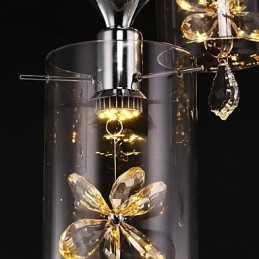 Moderne eigentijdse kristal andere glazen hanglamp
